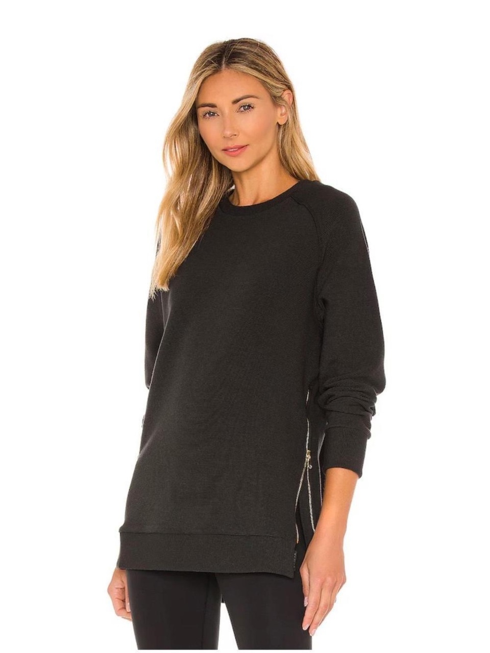 Varley Women’s  Crewneck oversized Long Sleeve in Charcoal Small